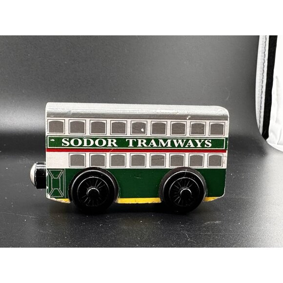 Thomas Flora's Tram Sodor Tramways Wooden Railway Brio Compatible VTG 2000 READ - Picture 6 of 16